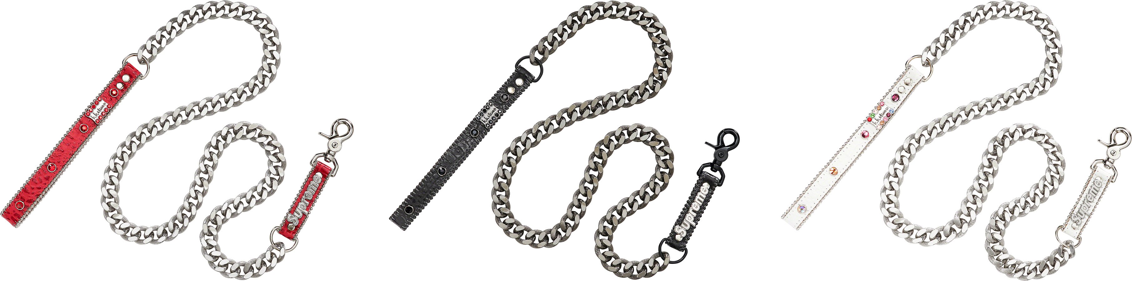 B.B. Simon Studded Dog Leash - spring summer 2022 - Supreme