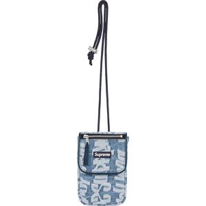 Fat Tip Jacquard Denim Neck Pouch - spring summer 2022 - Supreme