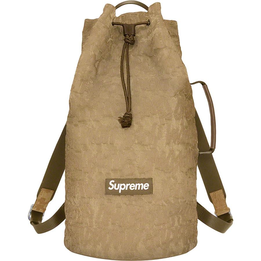 Details on Fat Tip Jacquard Denim Backpack  from spring summer
                                                    2022 (Price is $148)