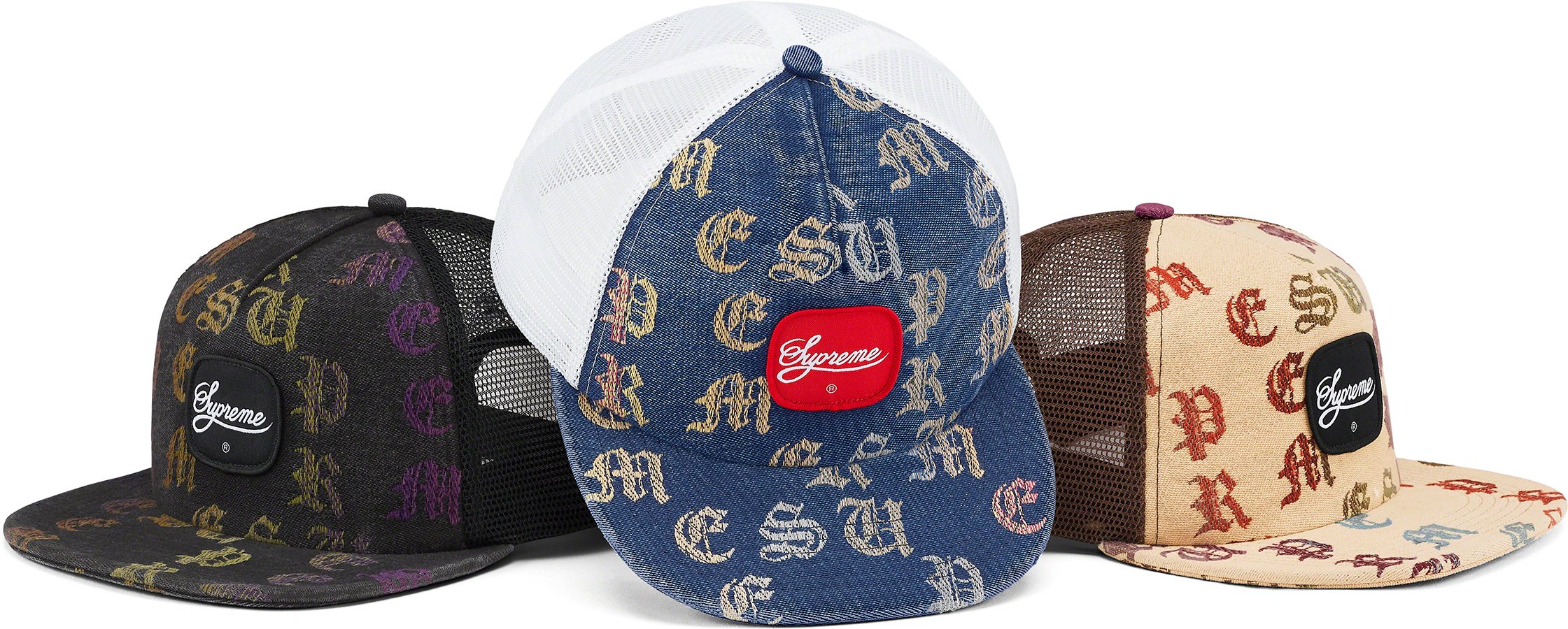 Gradient Jacquard Denim Mesh Back 5-Panel - spring summer 2022 