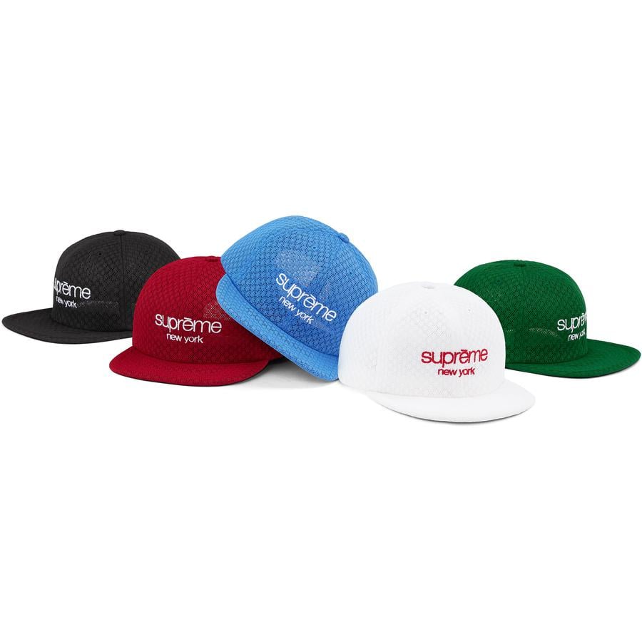 Supreme Classic Logo Air Mesh 6-Panel releasing on Week 10 for spring summer 2022