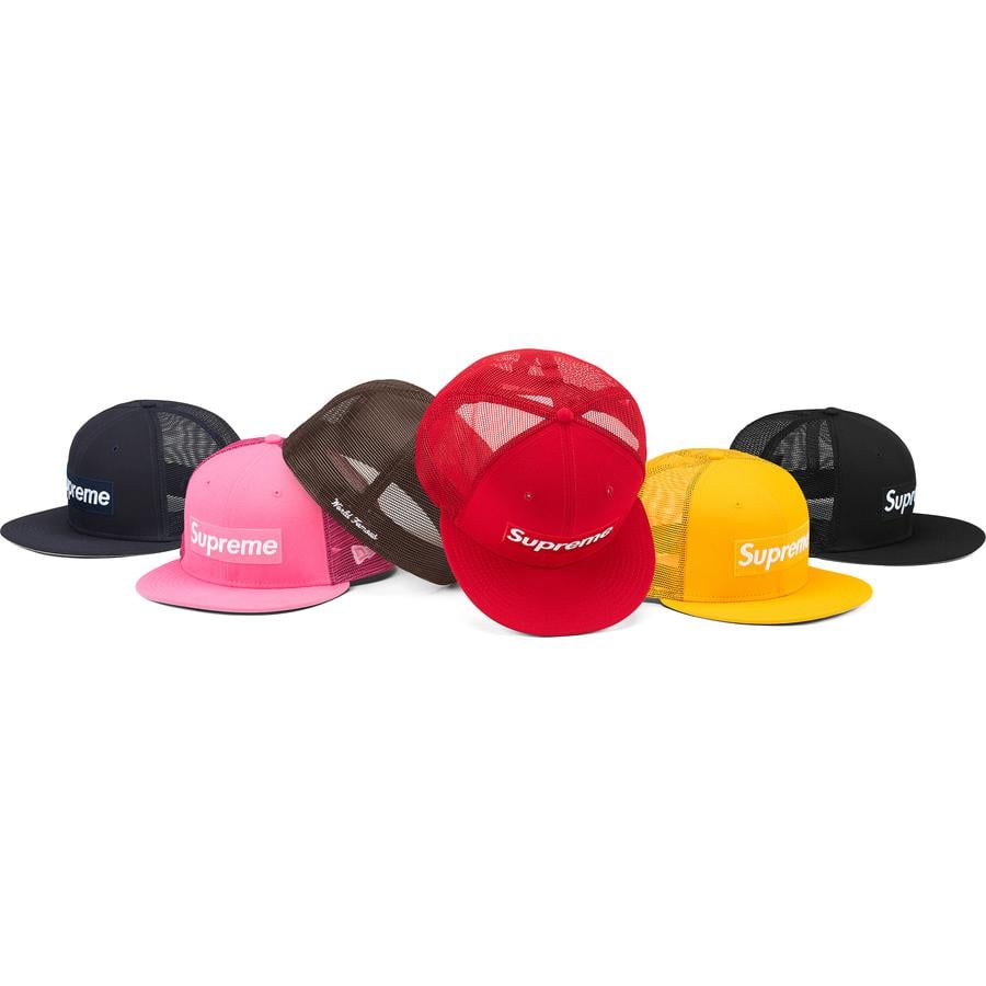 Supreme Box Logo Mesh Back New Era releasing on Week 19 for spring summer 2022