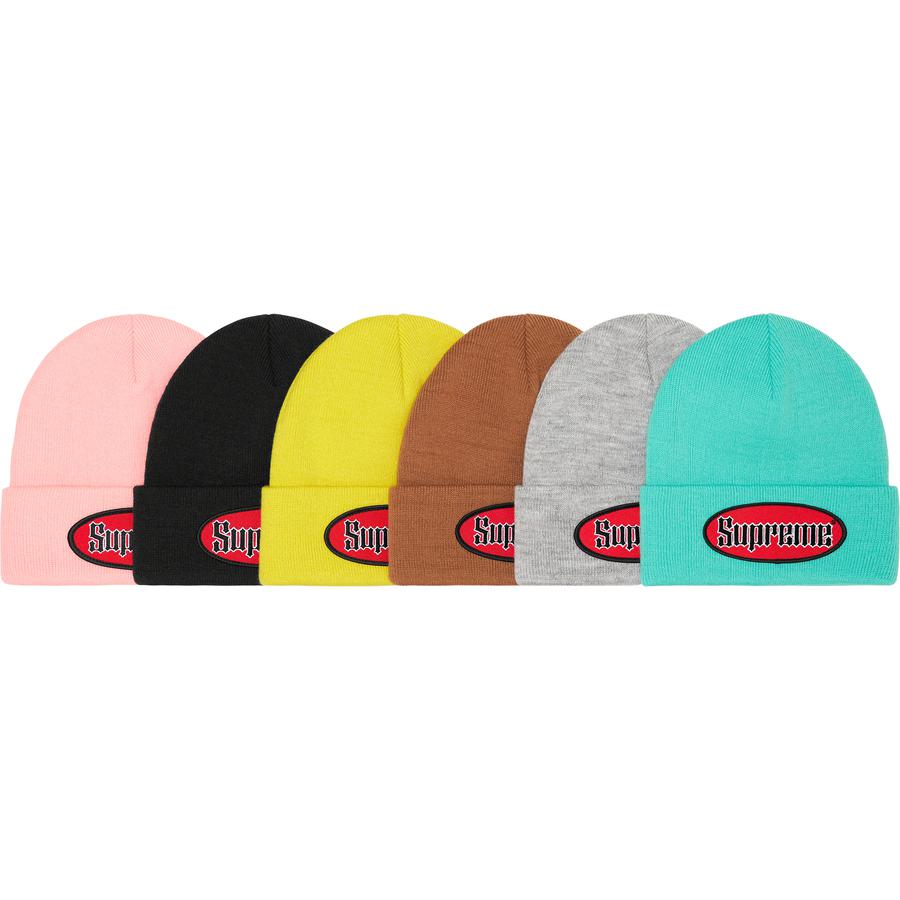 Supreme Oval Patch Beanie releasing on Week 1 for spring summer 22