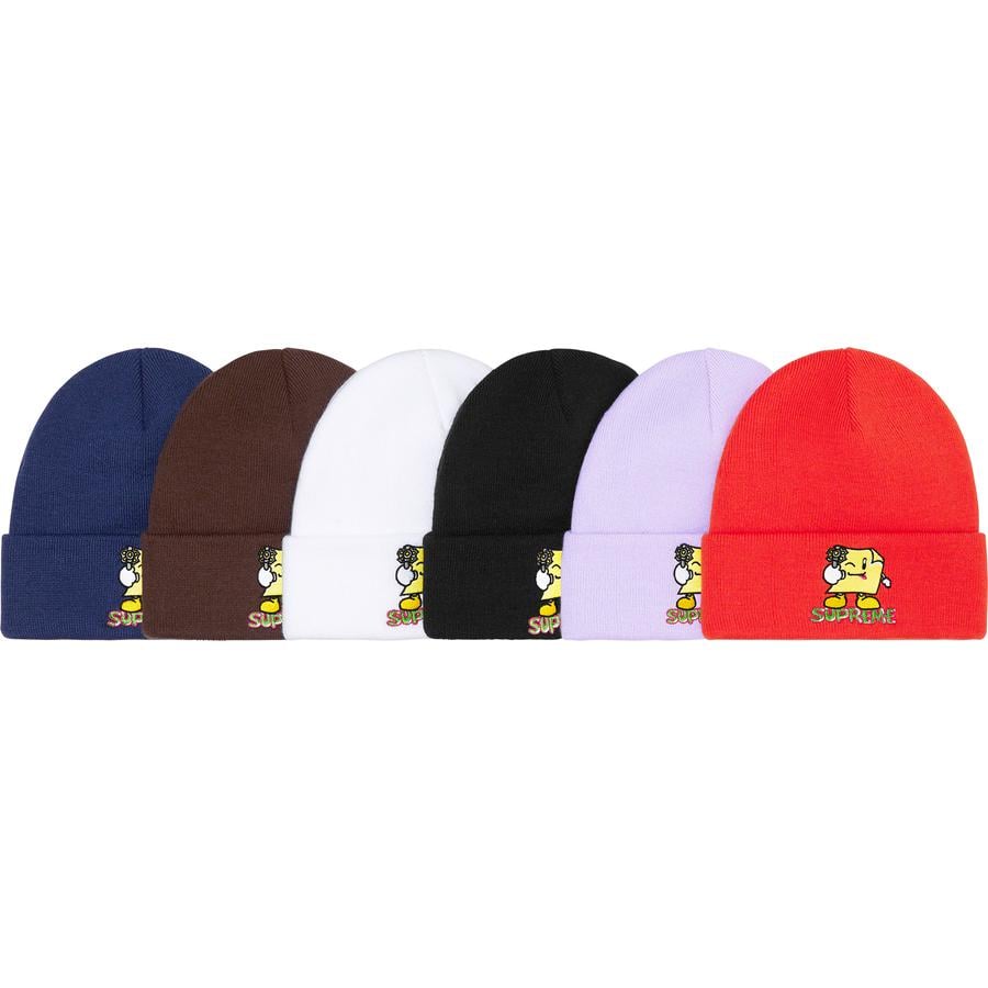 Details on Sticky Note Beanie from spring summer 2022 (Price is $38)