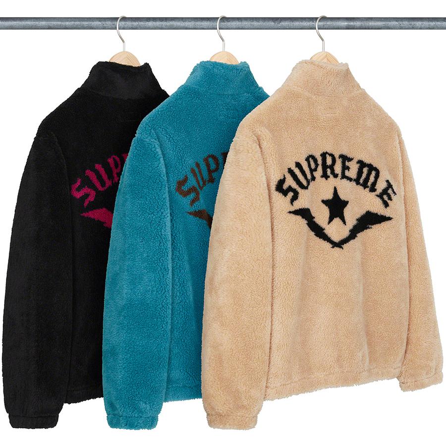 Supreme Star Fleece Jacket for spring summer 22 season