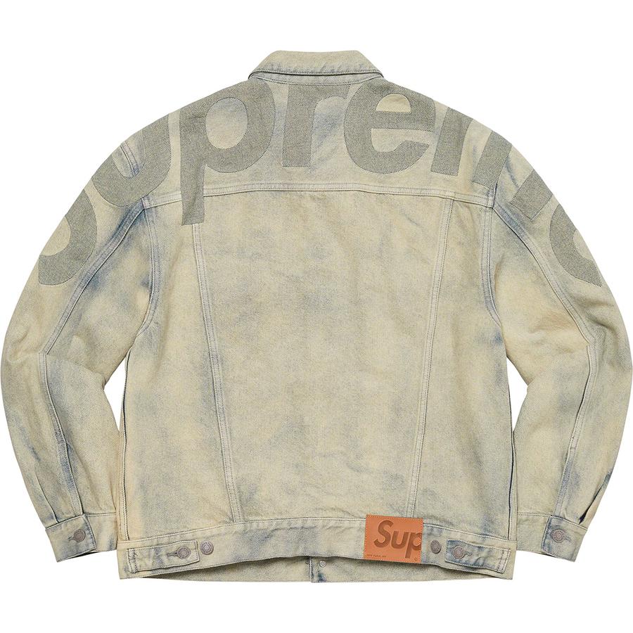 Details on Inset Logo Denim Trucker Jacket  from spring summer
                                                    2022 (Price is $278)