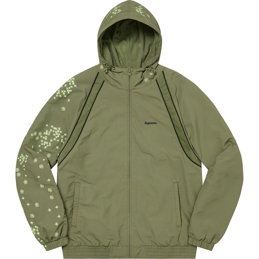 Details on AOI Glow-in-the-Dark Track Jacket  from spring summer
                                                    2022 (Price is $188)