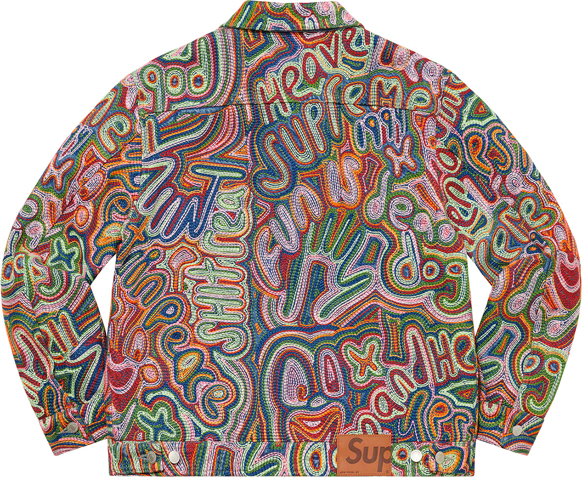 Supreme Chainstitch Denim Jacket Multicolor – Izicop
