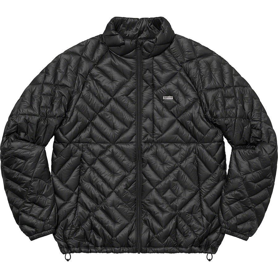 Details on Spellout Quilted Lightweight Down Jacket  from spring summer 2022 (Price is $248)