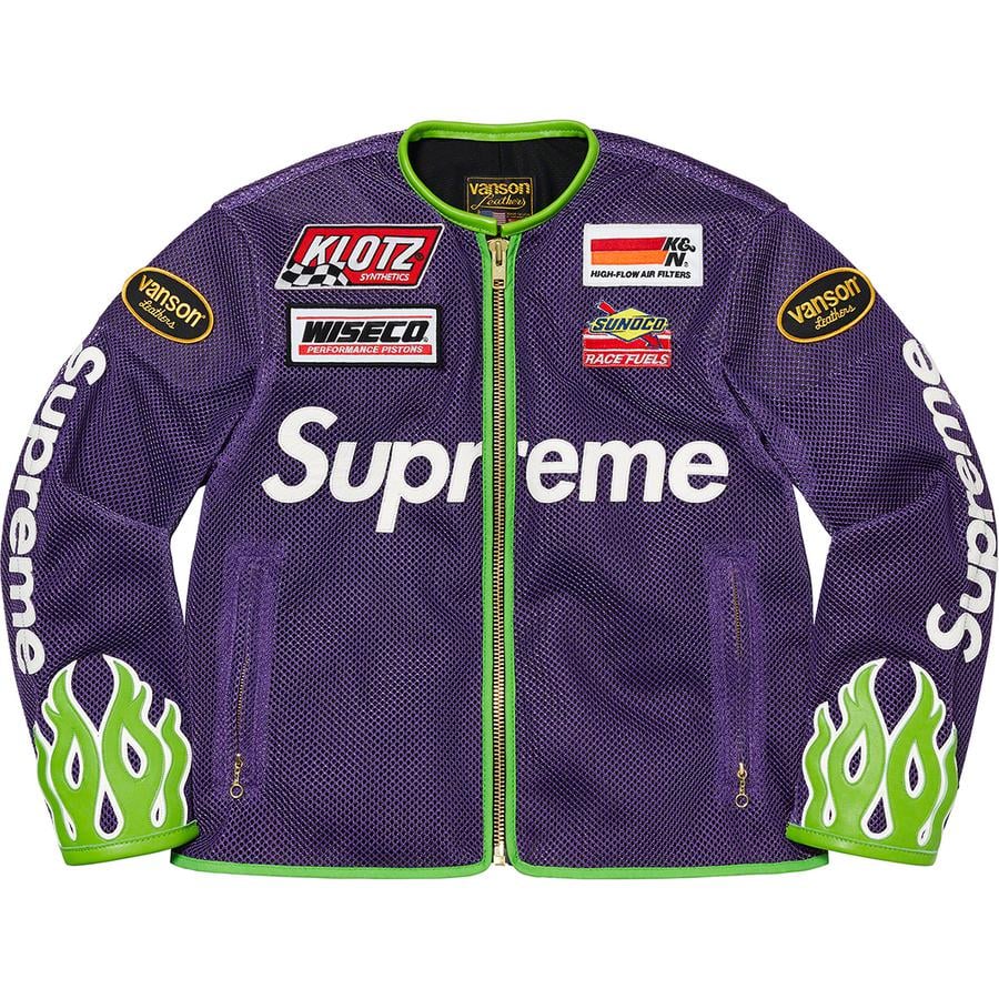 Supreme Supreme Vanson Leathers Cordura Mesh Jacket (SS22) - $898