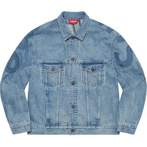 Inset Logo Denim Trucker Jacket - spring summer 2022 - Supreme