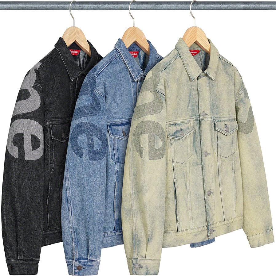 Inset Logo Denim Trucker Jacket - spring summer 2022 - Supreme