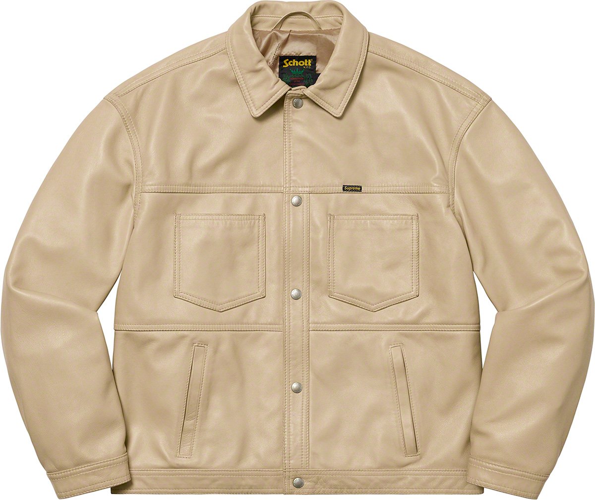 Schott Leather Work Jacket - spring summer 2022 - Supreme