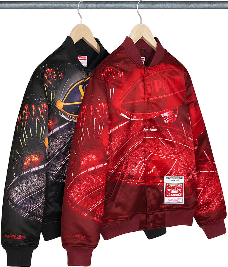 Mitchell & Ness Stadium Satin Varsity Jacket - spring summer 2022