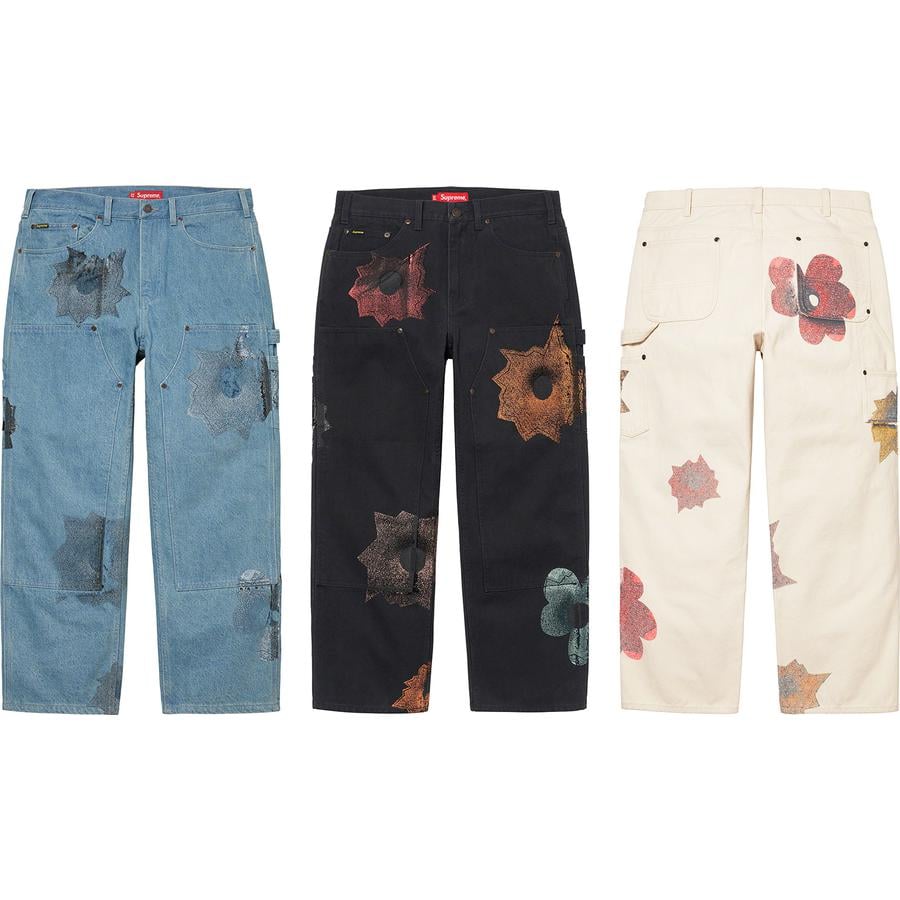 Nate Lowman Double Knee Painter Pant - spring summer 2022 - Supreme