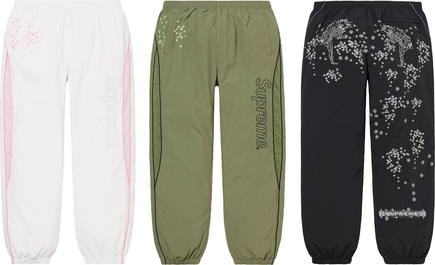 supreme AOI Glow-in-the-Dark Track pant - forstec.com