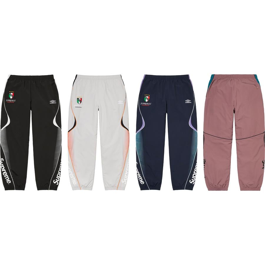 Details on Supreme Umbro Track Pant  from spring summer 2022 (Price is $158)