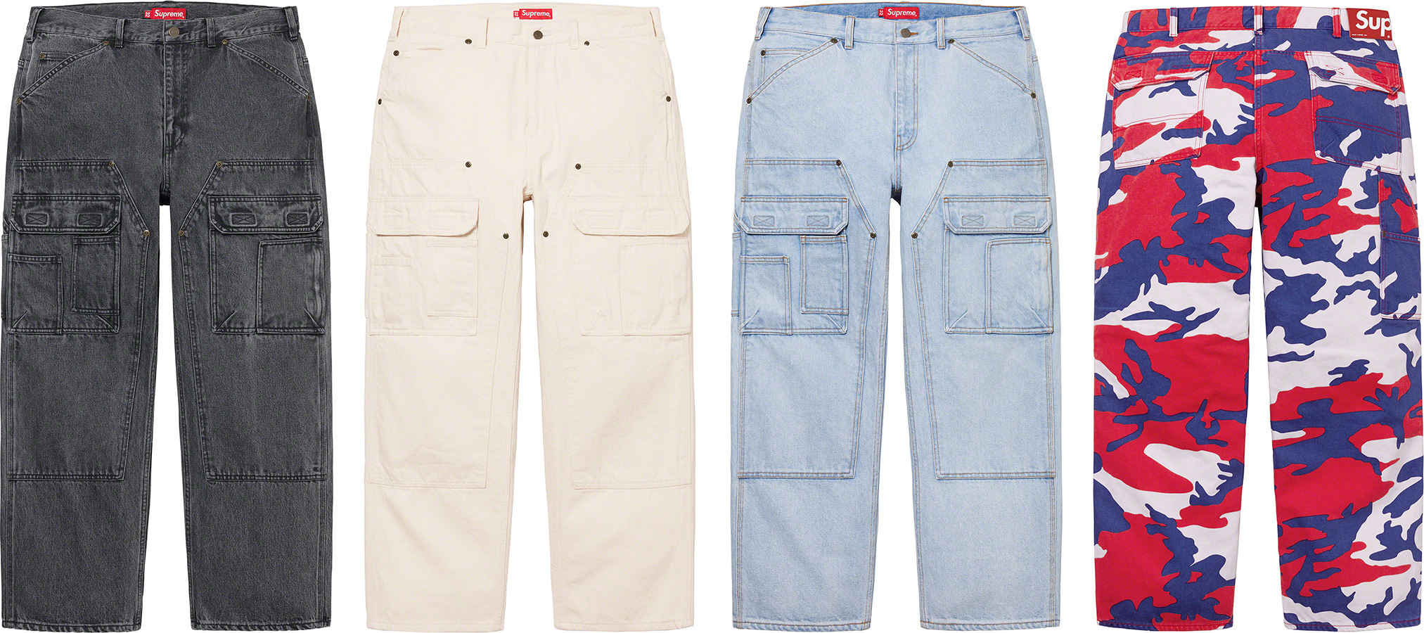 Double Knee Denim Utility Pant - spring summer 2022 - Supreme