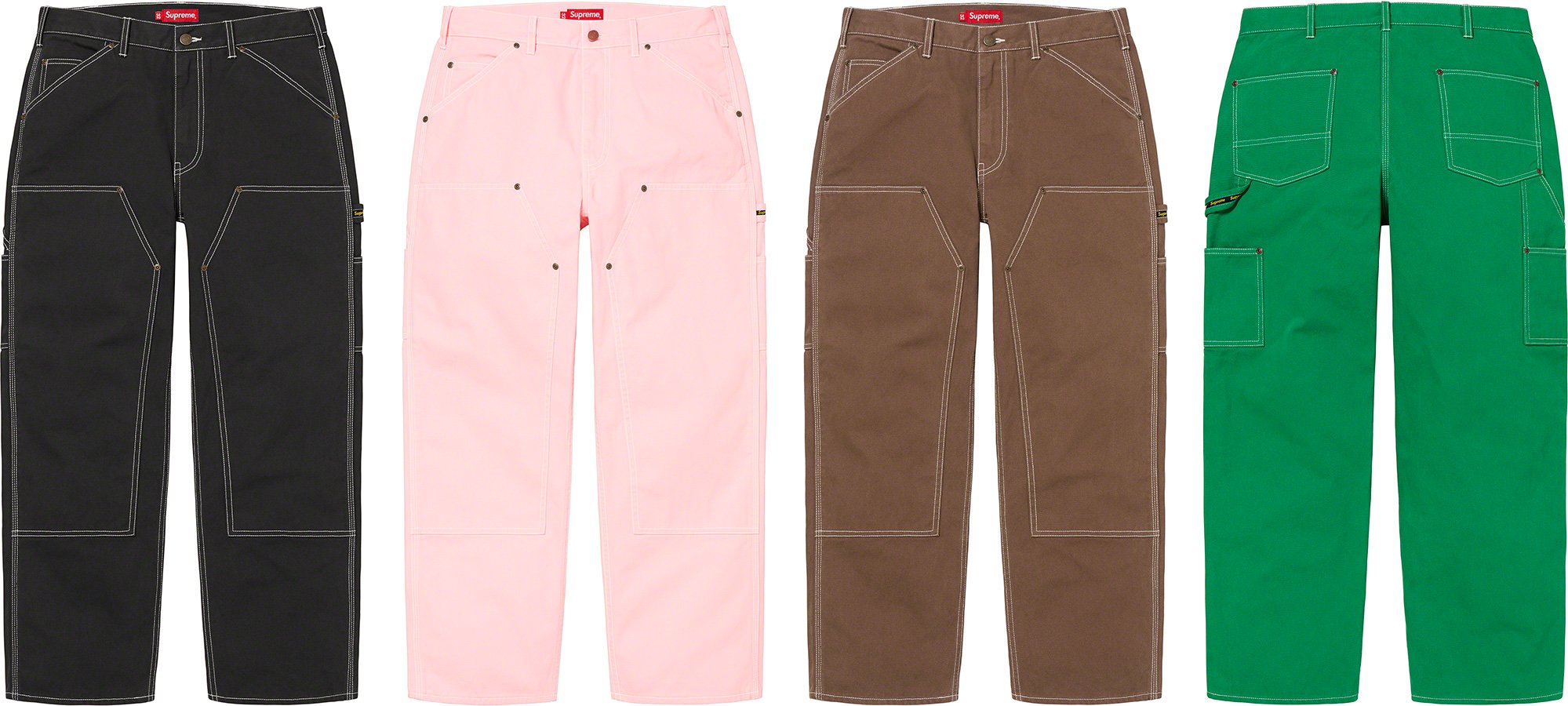 シュプリームSupreme Double Knee Canvas Painter Pant