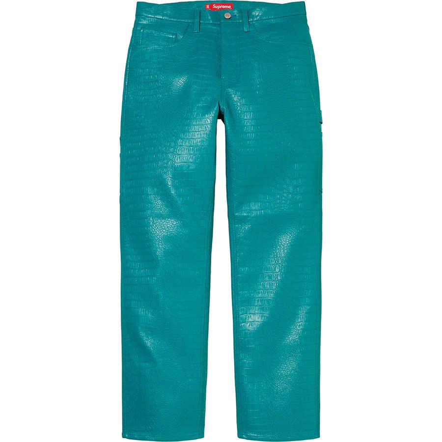 Details on Faux Croc Painter Pant  from spring summer
                                                    2022 (Price is $198)