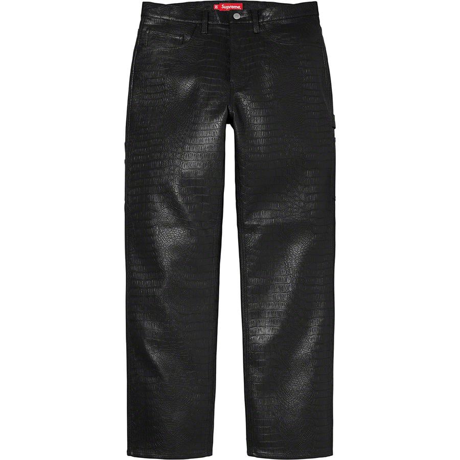 Details on Faux Croc Painter Pant  from spring summer
                                                    2022 (Price is $198)