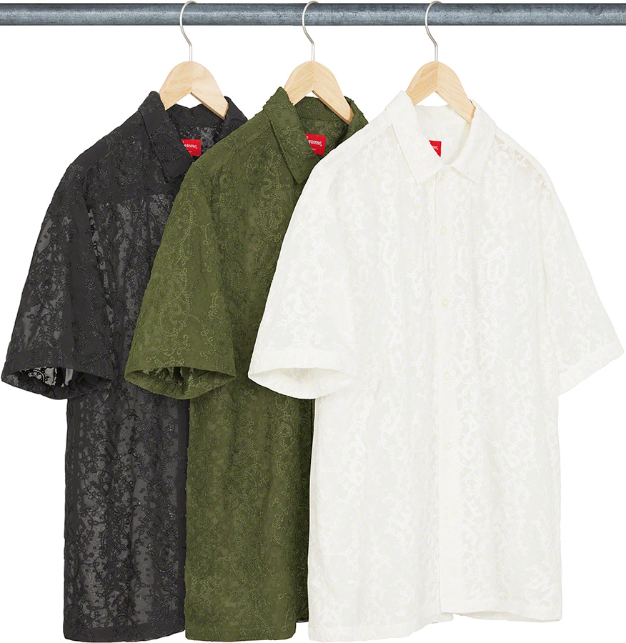 Supreme Chainstitch Chiffon s/s Shirt