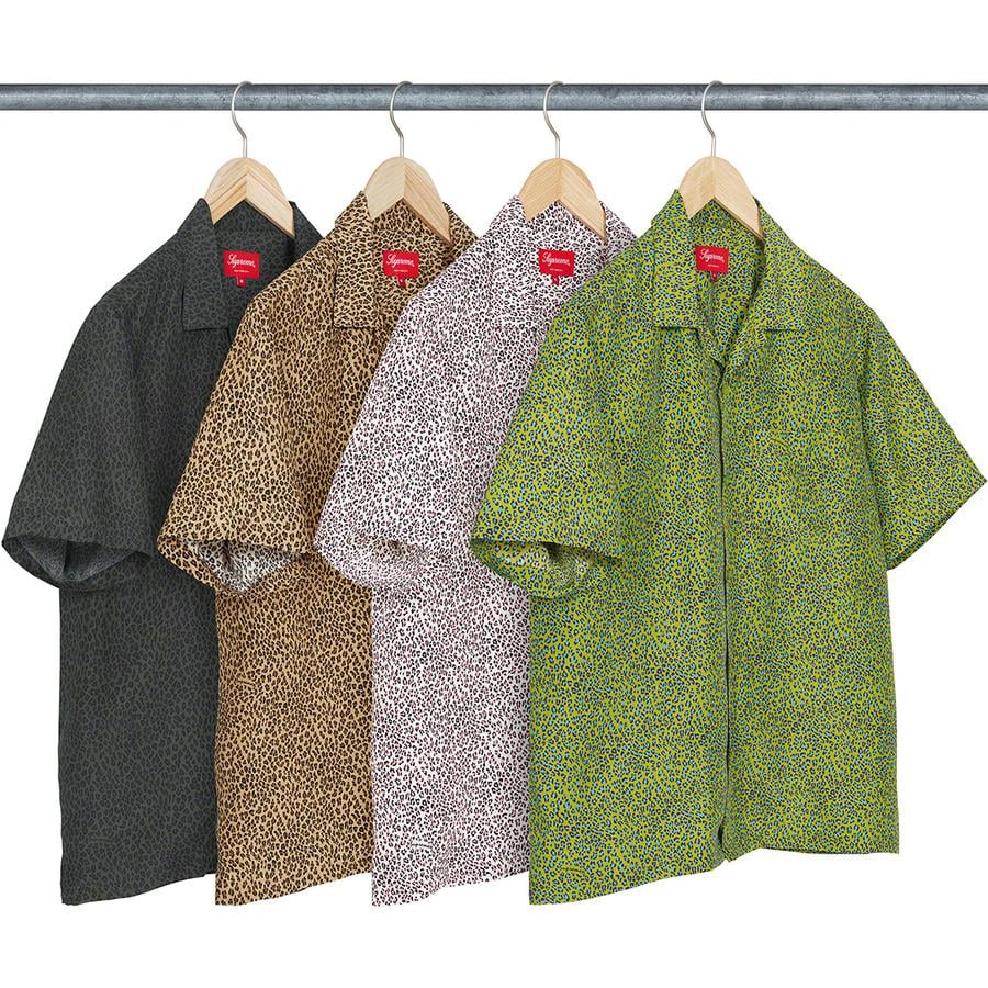 Supreme Leopard Silk S S Shirt for spring summer 22 season