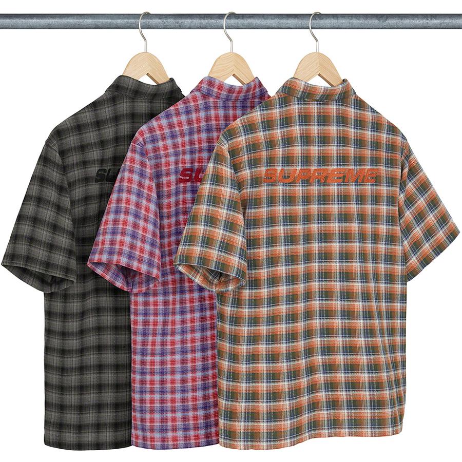 Supreme Plaid S S Shirt released during spring summer 22 season