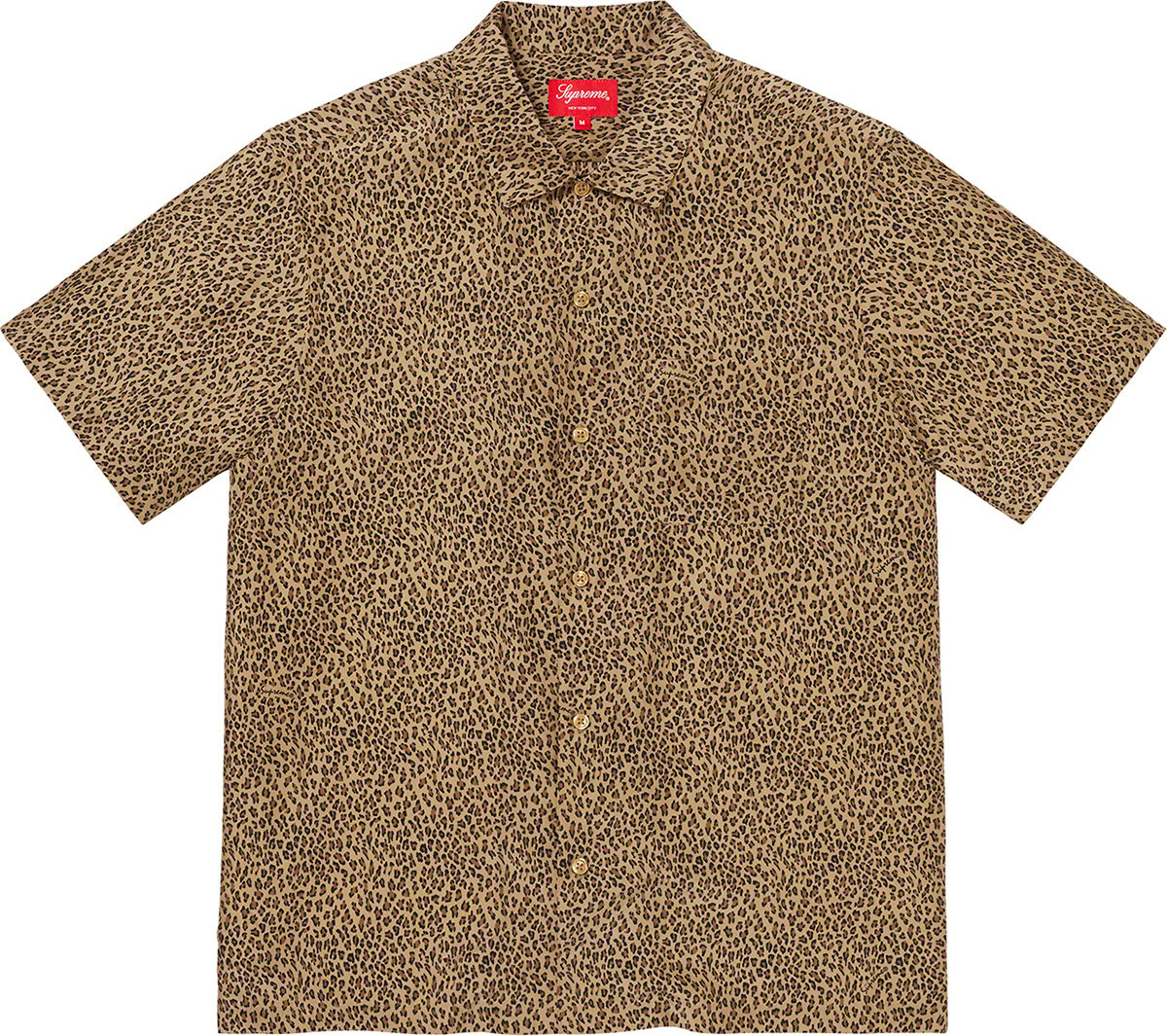 Leopard Silk S S Shirt - spring summer 2022 - Supreme