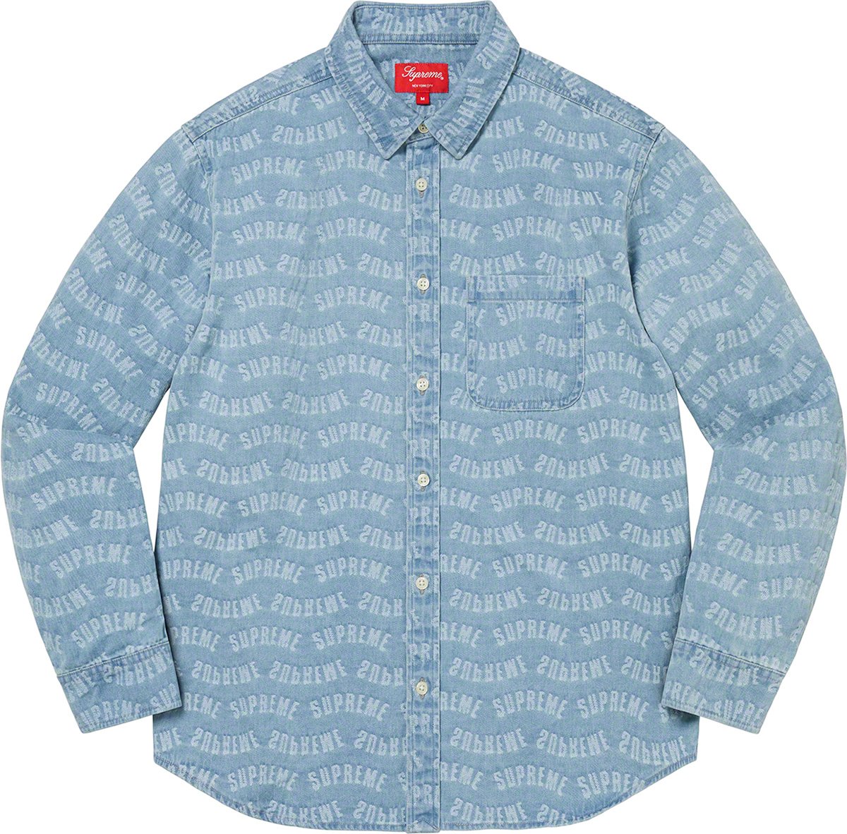 Arc Jacquard Denim Shirt - spring summer 2022 - Supreme