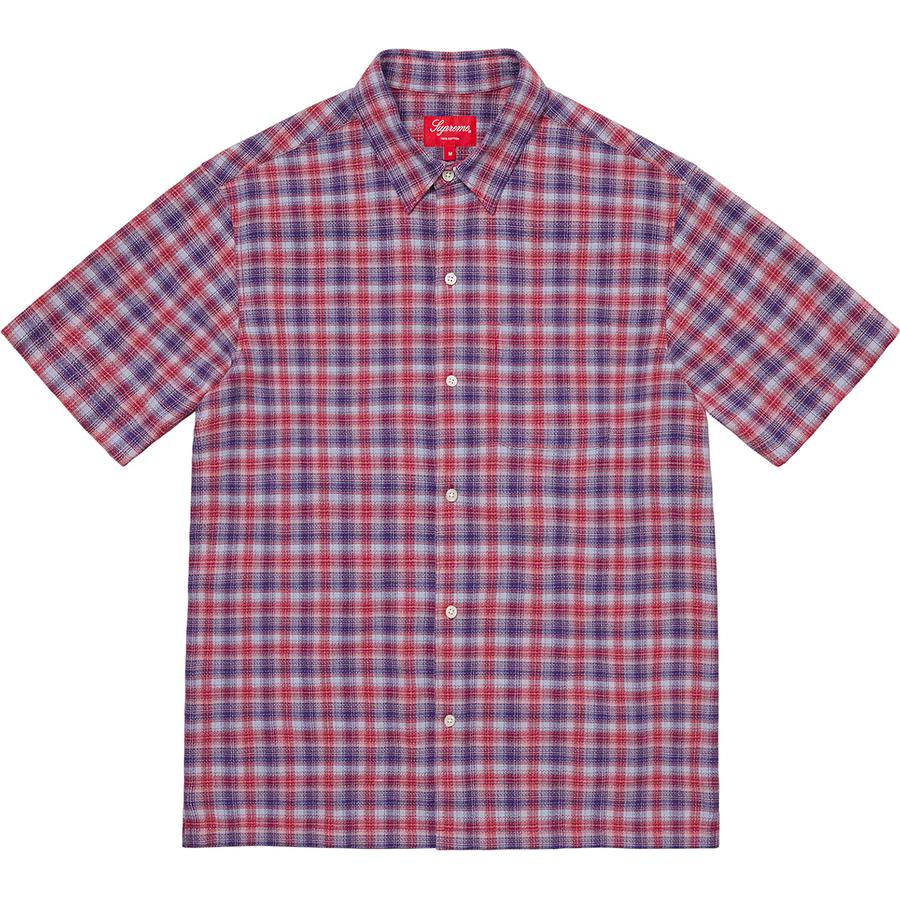 Details on Plaid S S Shirt  from spring summer
                                                    2022 (Price is $128)