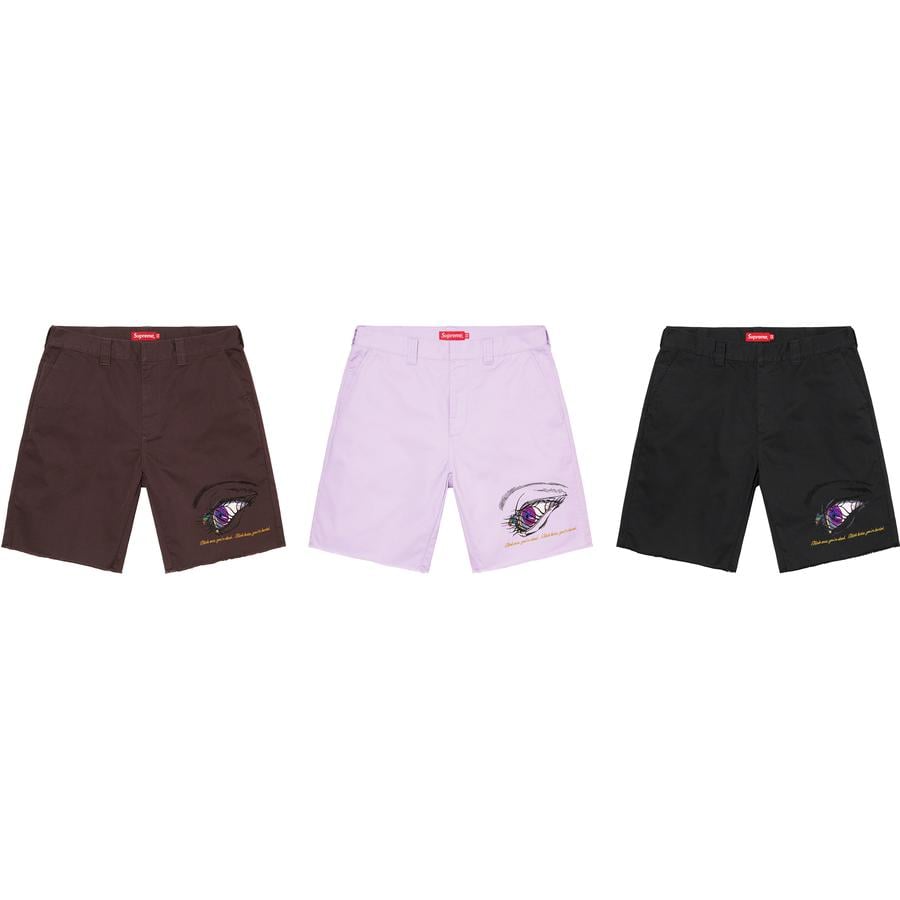 Supreme Aeon Flux Work Short for spring summer 22 season