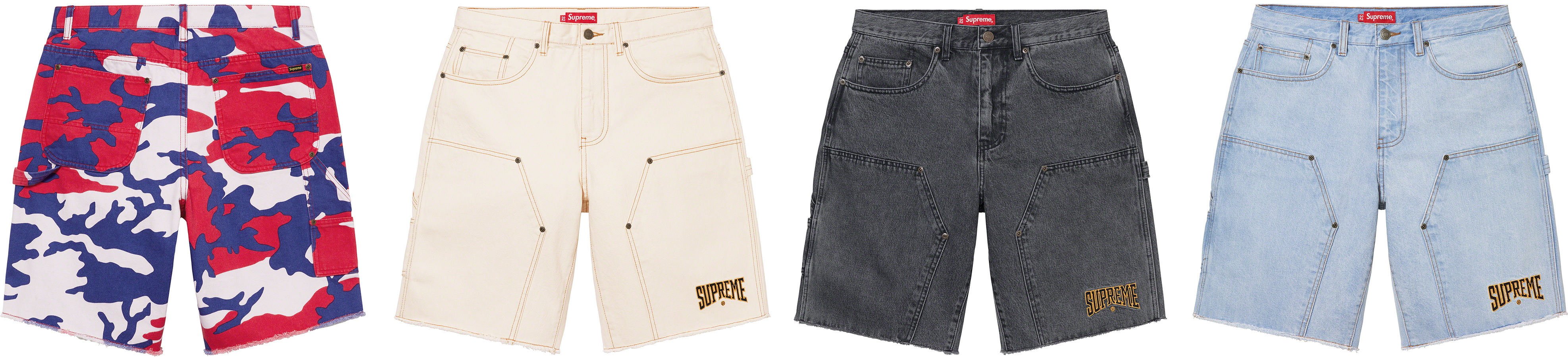 Cutoff Double Knee Denim Painter Short - spring summer 2022 - Supreme