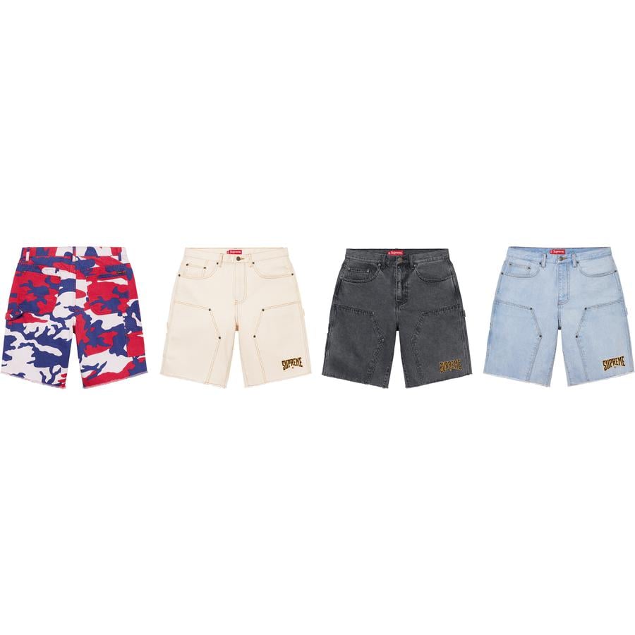 Cutoff Double Knee Denim Painter Short - spring summer 2022 - Supreme