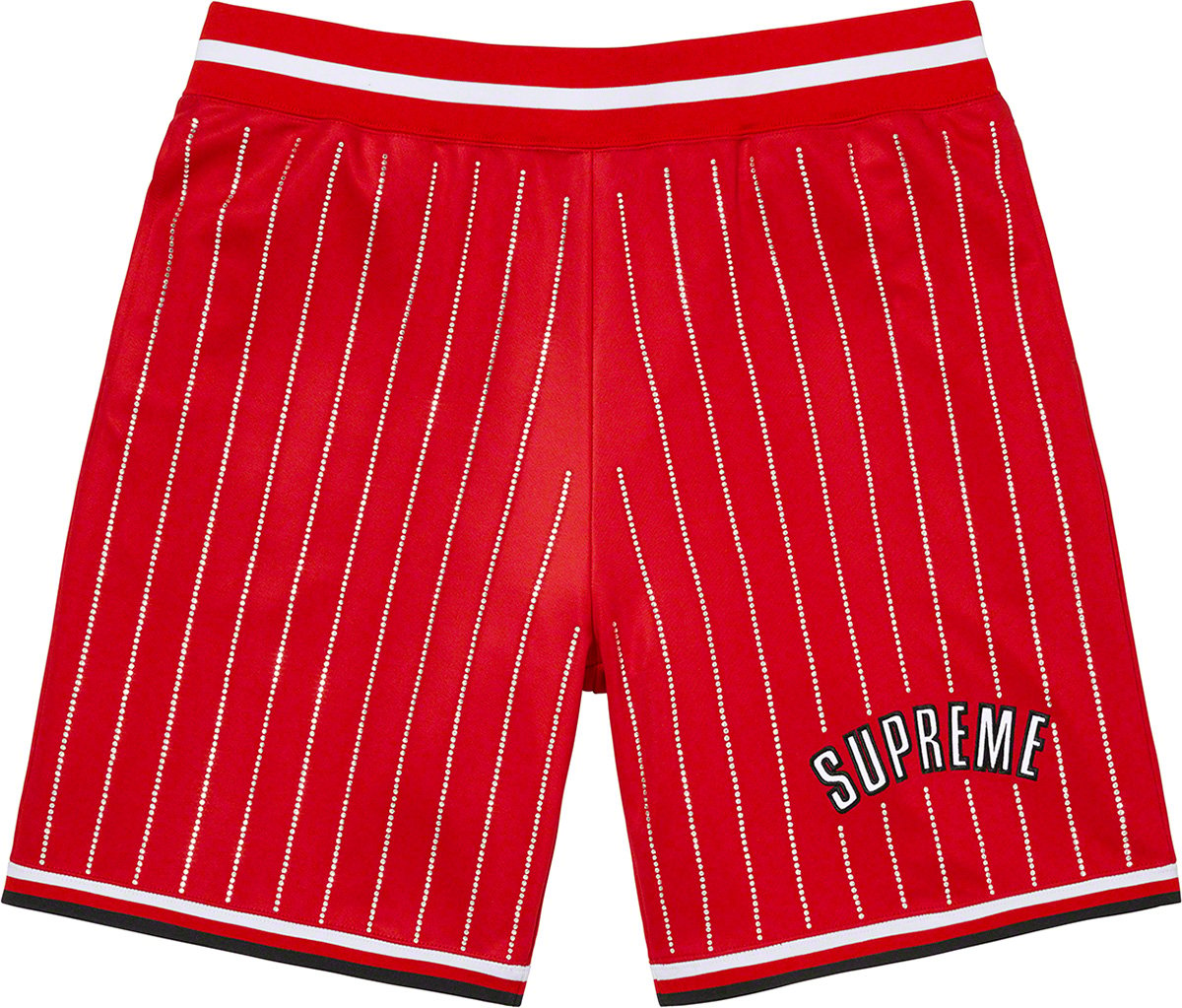Rhinestone Stripe Basketball Short - spring summer 2022 - Supreme