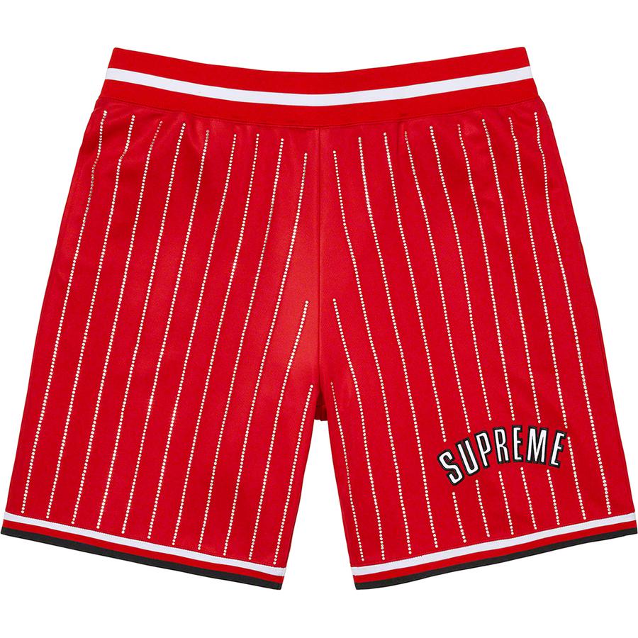 Details on Rhinestone Stripe Basketball Short  from spring summer 2022 (Price is $118)