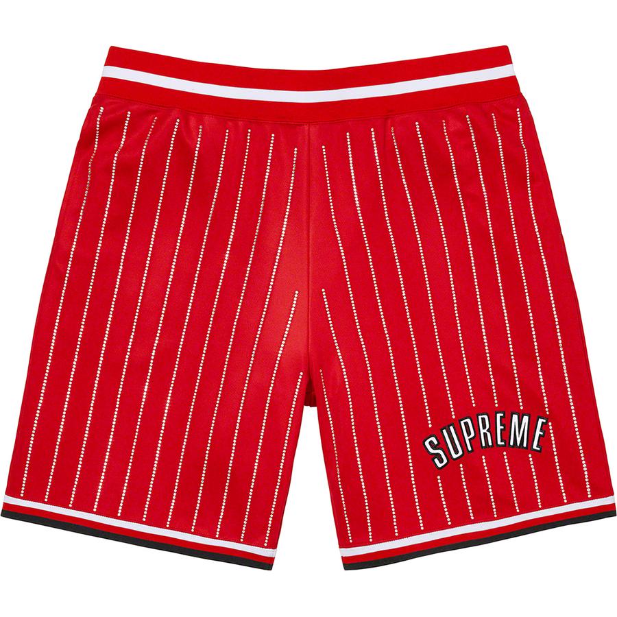 Details on Rhinestone Stripe Basketball Short  from spring summer
                                                    2022 (Price is $118)