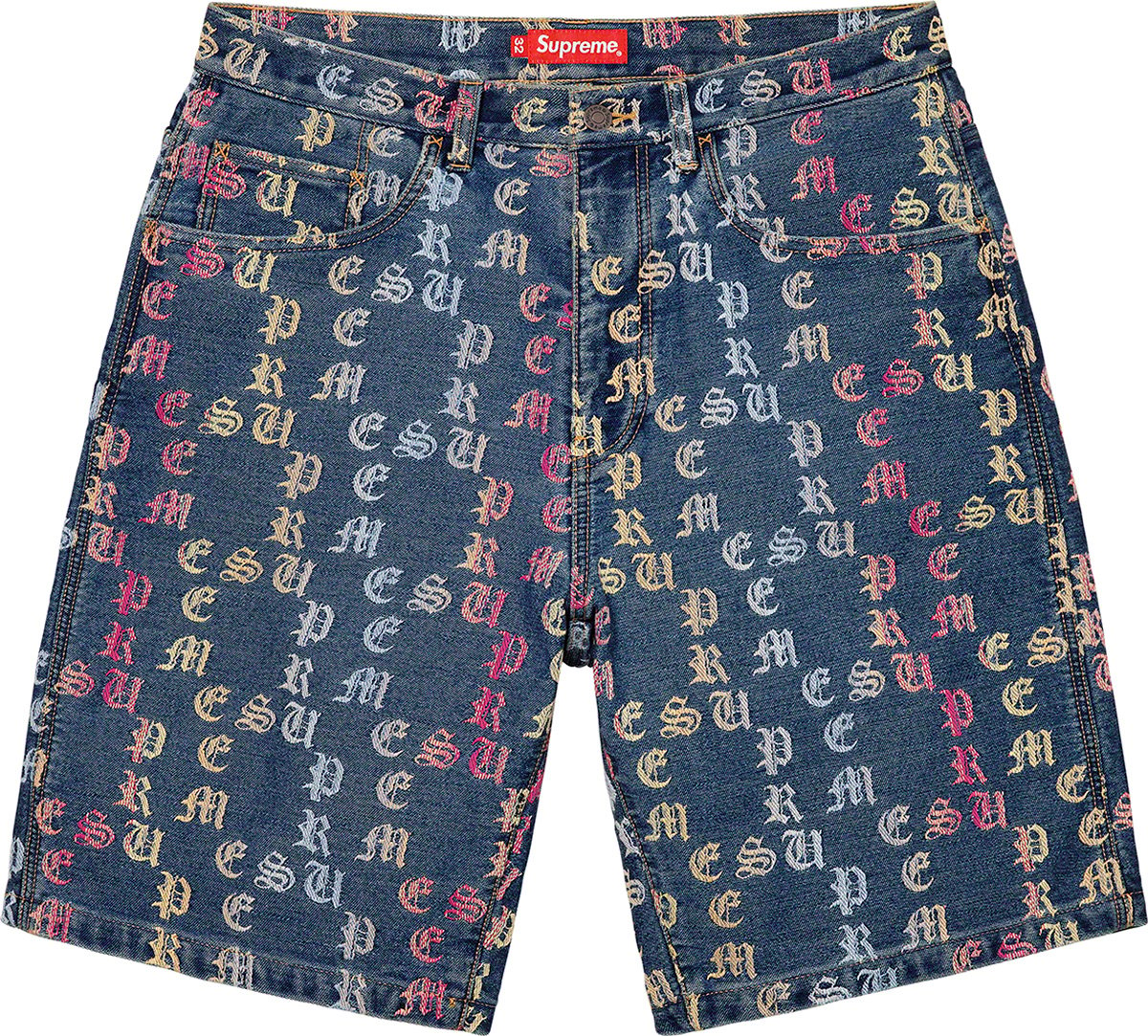 Supreme Gradient Jacquard Denim Short Tan – Sixth Ave