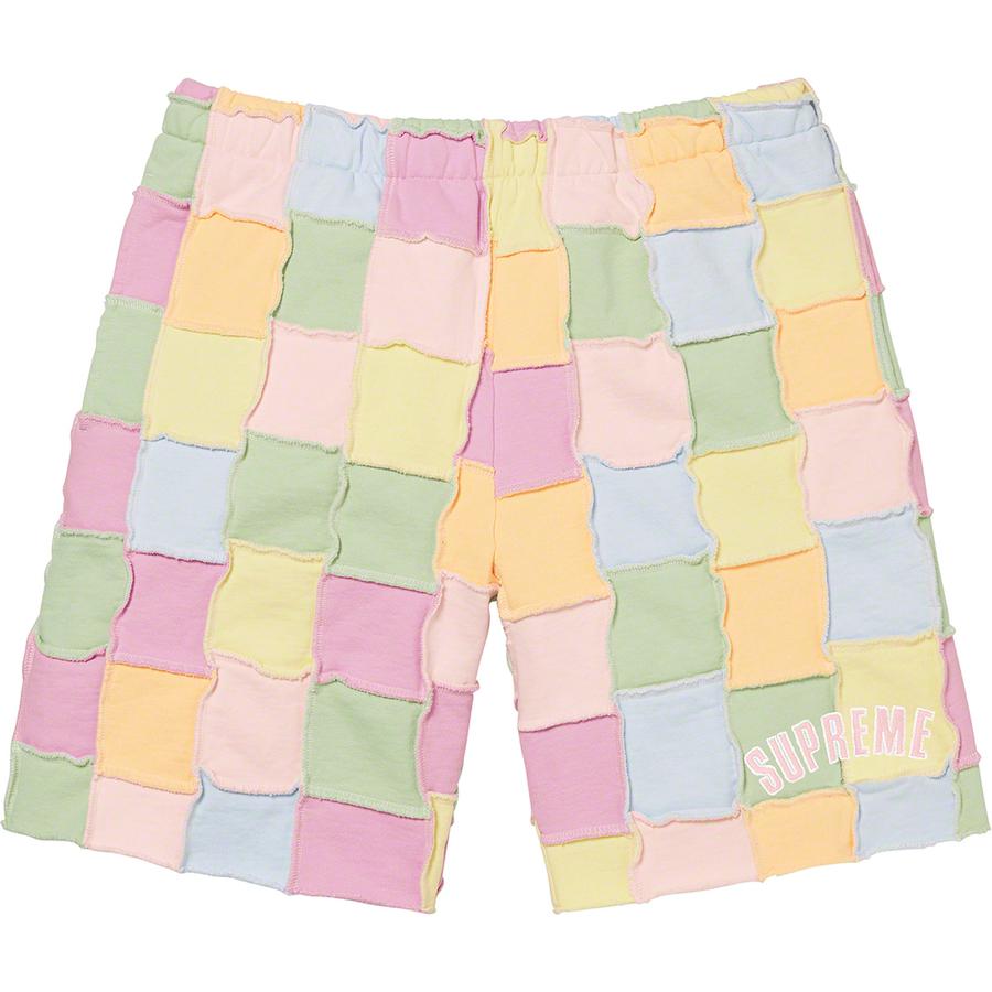 Details on Reverse Patchwork Sweatshort  from spring summer
                                                    2022 (Price is $128)