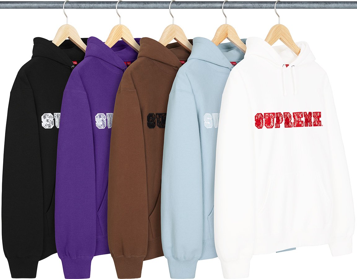 Supreme Lace Hooded Sweatshirt XL