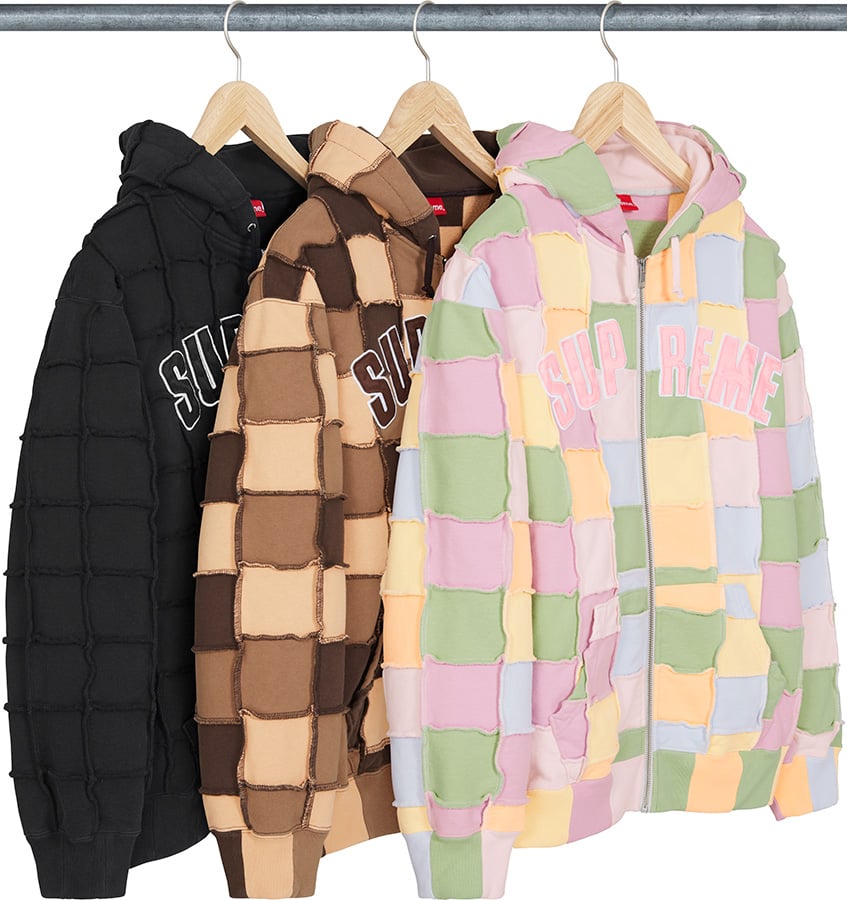 Supreme patchwork HOODED