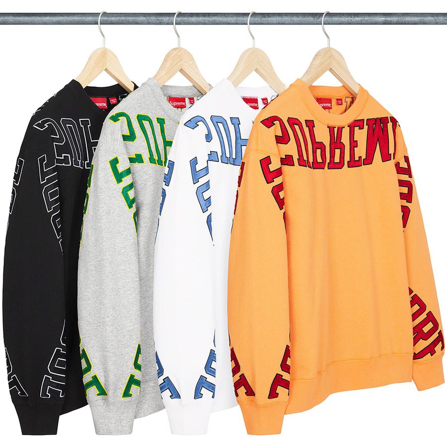 Supreme Multi Arc Crewneck for spring summer 22 season