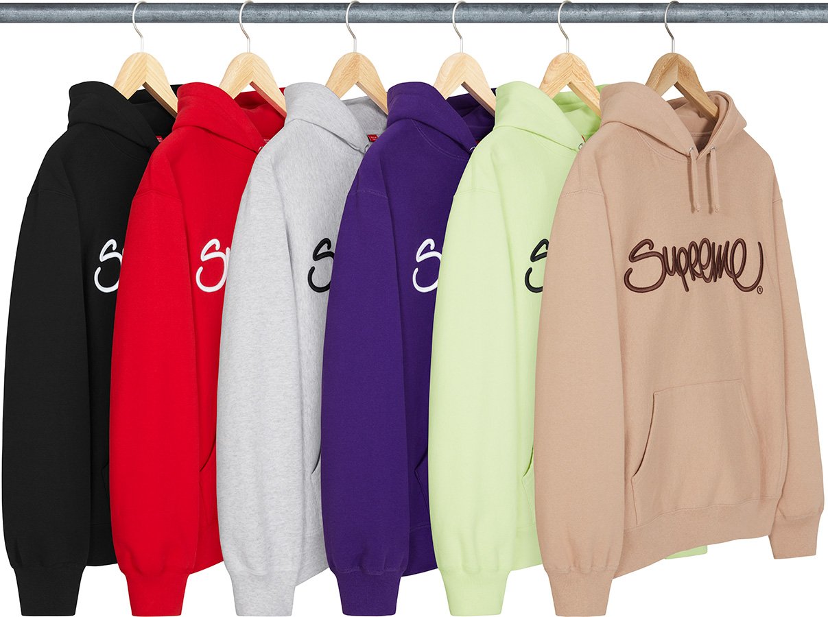 Raised Handstyle Hooded Sweatshirt - spring summer 2022 - Supreme