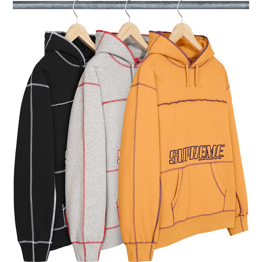 Supreme Coverstitch Hooded Sweatshirt releasing on Week 10 for spring summer 2022