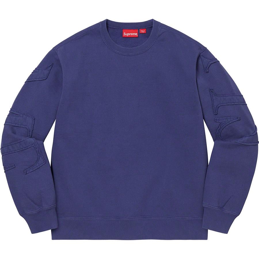 Details on Tonal Appliqué Crewneck  from spring summer
                                                    2022 (Price is $148)