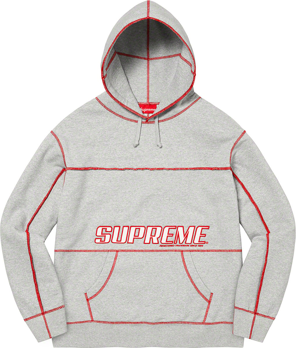 Coverstitch Hooded Sweatshirt - spring summer 2022 - Supreme