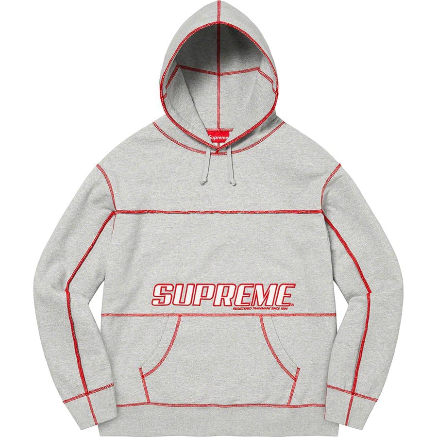 Coverstitch Hooded Sweatshirt - spring summer 2022 - Supreme