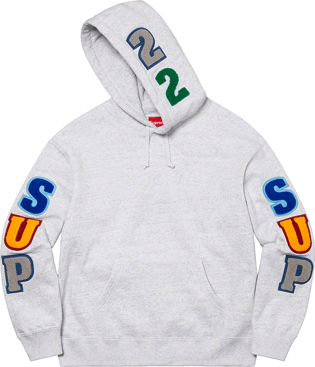 Team Chenille Hooded Sweatshirt - spring summer 2022 - Supreme