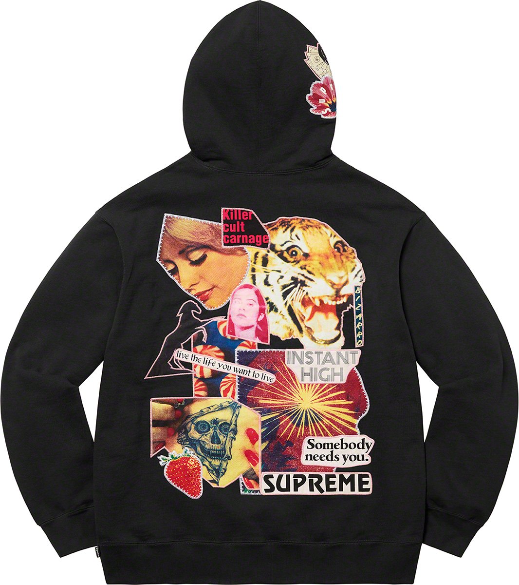 Instant High Patches Hooded Sweatshirt spring summer 2022 Supreme