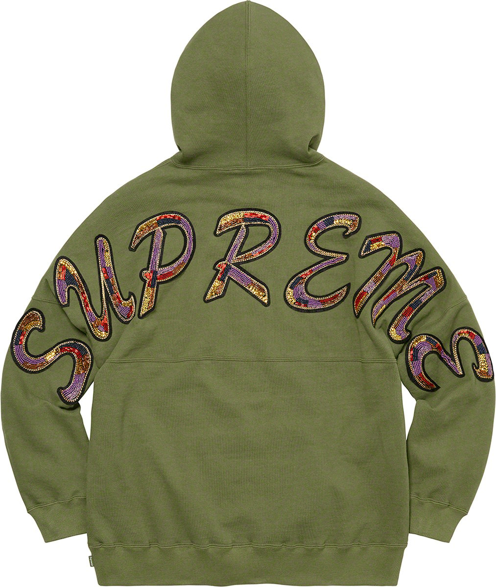 Beaded Hooded Sweatshirt - spring summer 2022 - Supreme